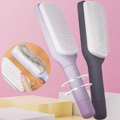 Cepillo autolimpiante cómodo y práctico