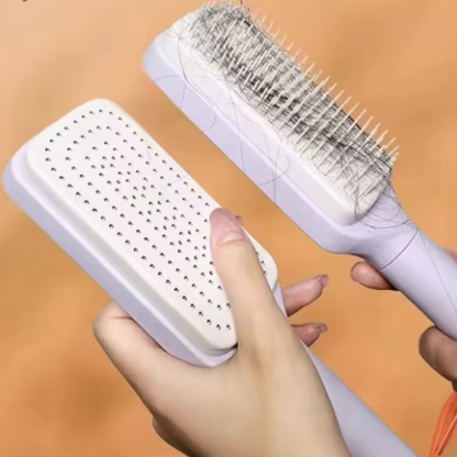 Cepillo autolimpiante cómodo y práctico