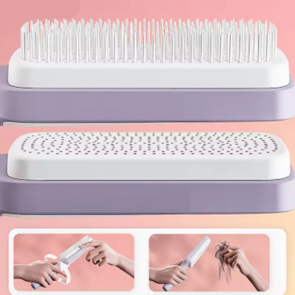 Cepillo autolimpiante cómodo y práctico